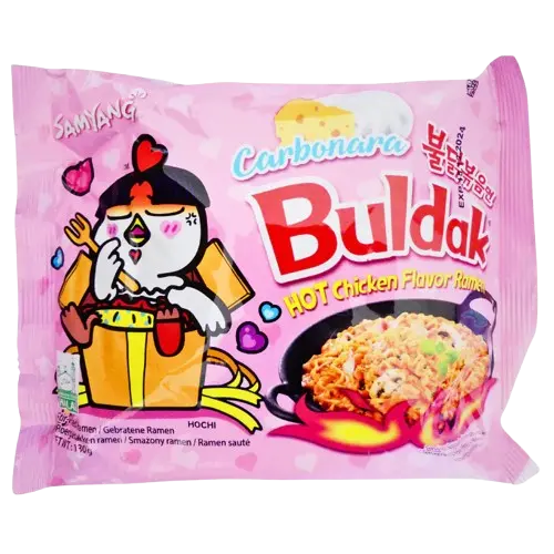Nouilles Buldak Carbonara